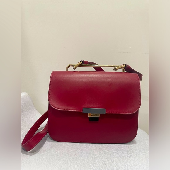 Furla Elisir Crossbody Bag Color Maroon, sz 7,5x6x3 inches (Read Description) - Picture 9 of 12